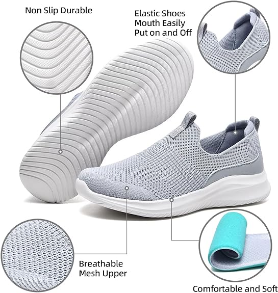 Beisinuo Women's Walking Tennis Shoes