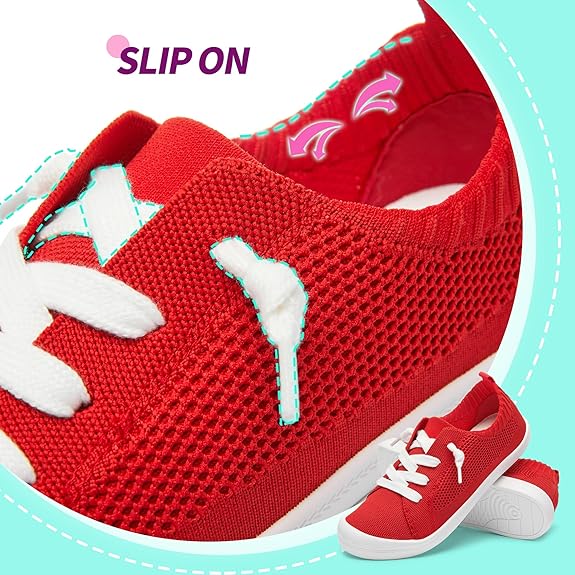 Barerun Women's Knit Slip On Sneakers