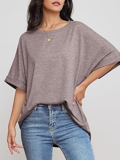 KISSMODA Womens Oversized T Shirts