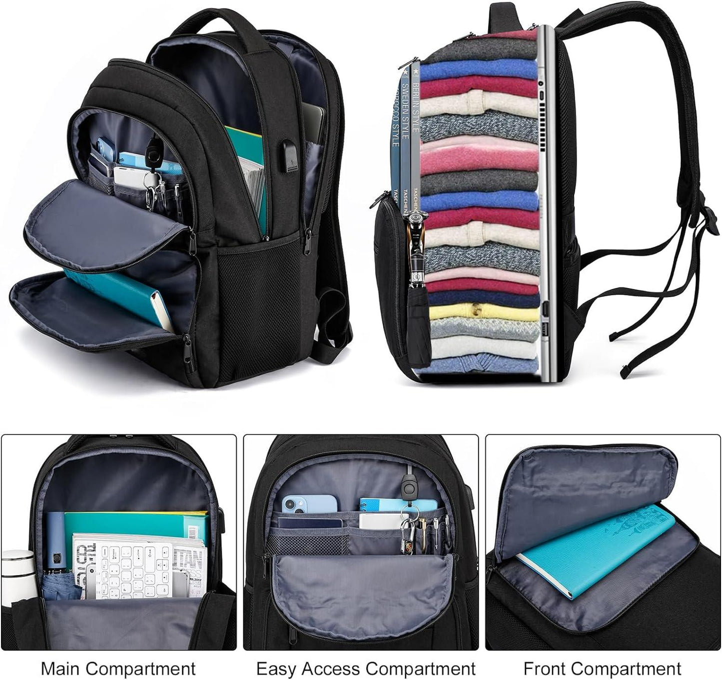 MINGALONDON Backpack for Men and Women 15.6 Inch