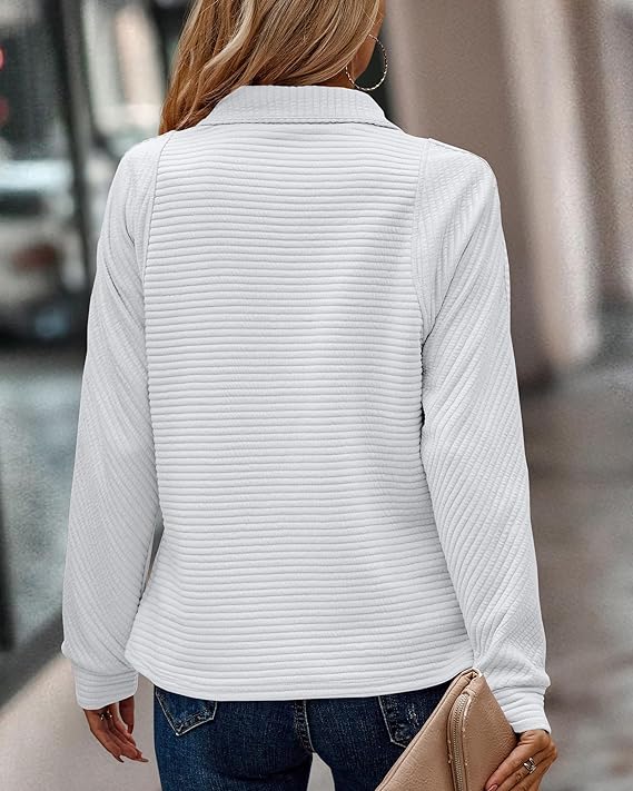 Mystry Zone Womens Quarter Zip Pullover