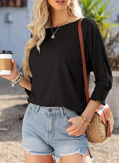 Crazy Grid Women's 3/4 Sleeve T-Shirts