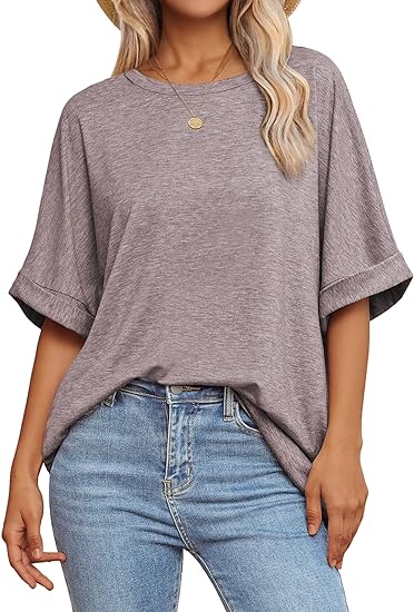 KISSMODA Womens Oversized T Shirts