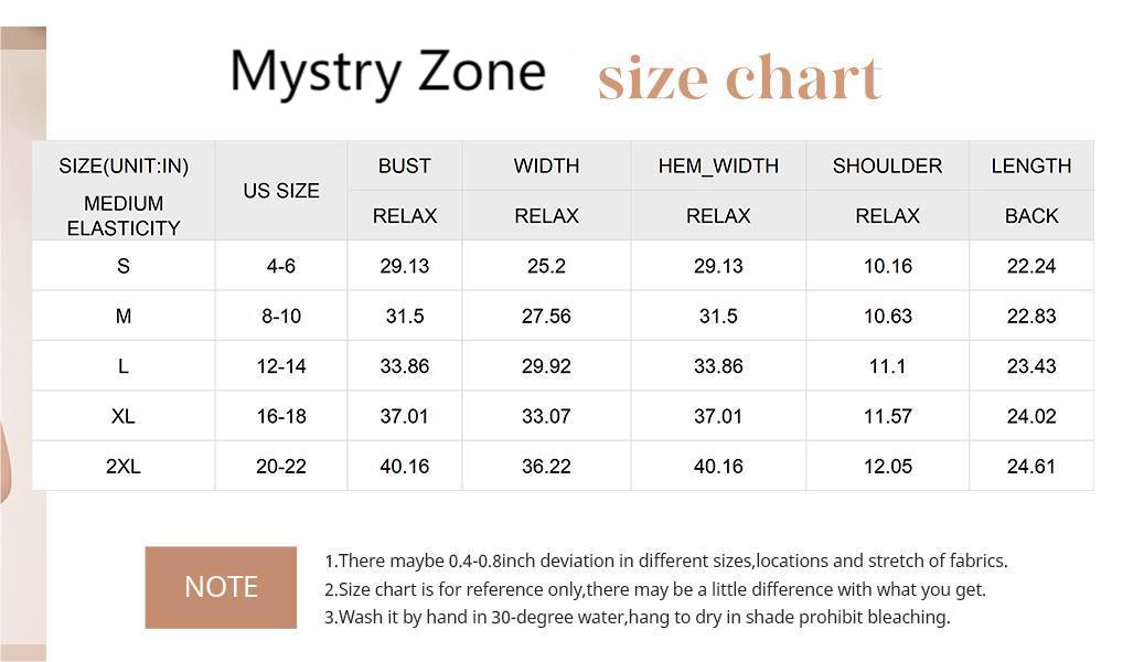 Mystry Zone Womens Summer Tank Tops