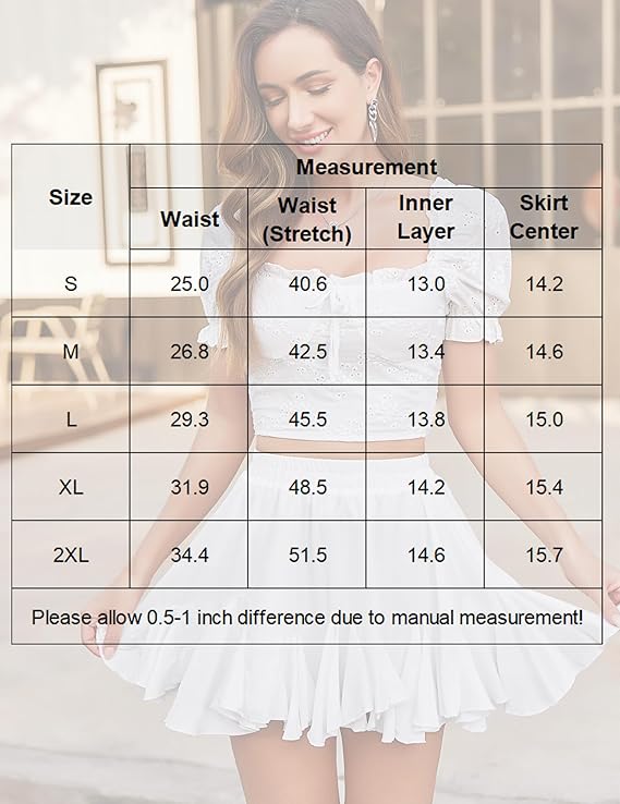 JOINFREE Women's Pleated Skater Skirt