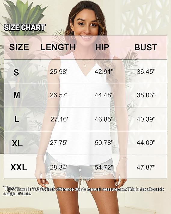 JOINFREE Women V Neck Tank Tops