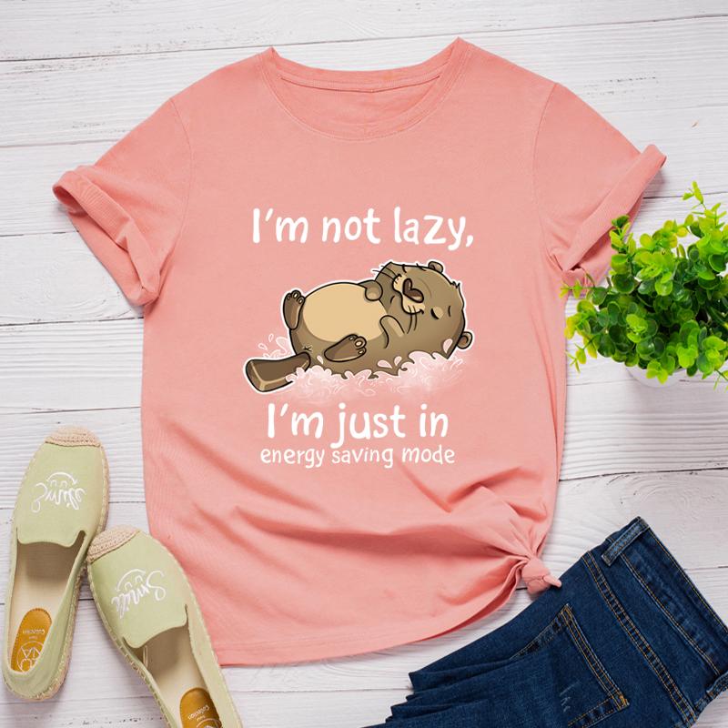 SWZ Cartoon Pattern Cotton Short Sleeve T-shirt CTO5147