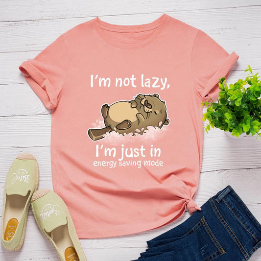 SWZ Cartoon Pattern Cotton Short Sleeve T-shirt CTO5147