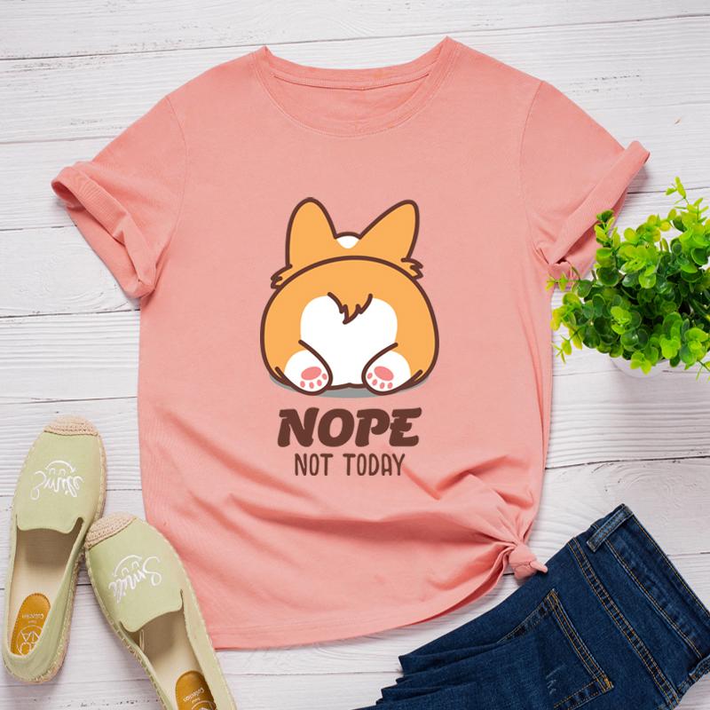 SWZ Cartoon Pattern Cotton Short Sleeve T-shirt CTO5149