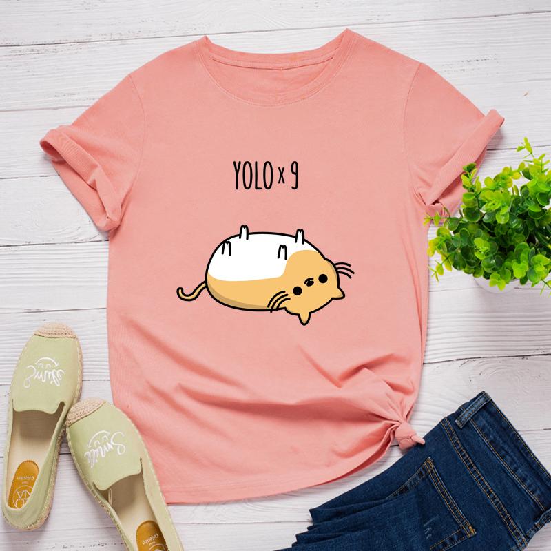 SWZ Cartoon Pattern Cotton Short Sleeve T-shirt CTO5151