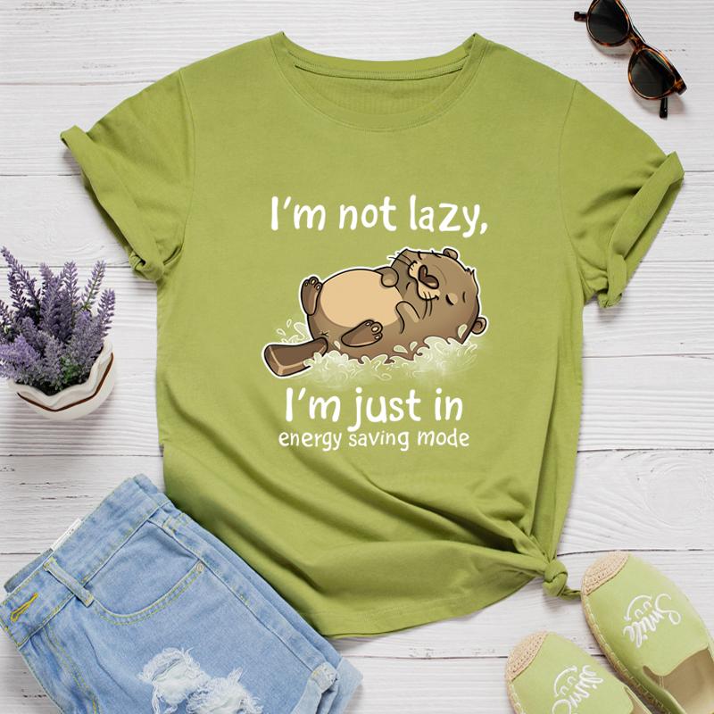 SWZ Cartoon Pattern Cotton Short Sleeve T-shirt CTO5147