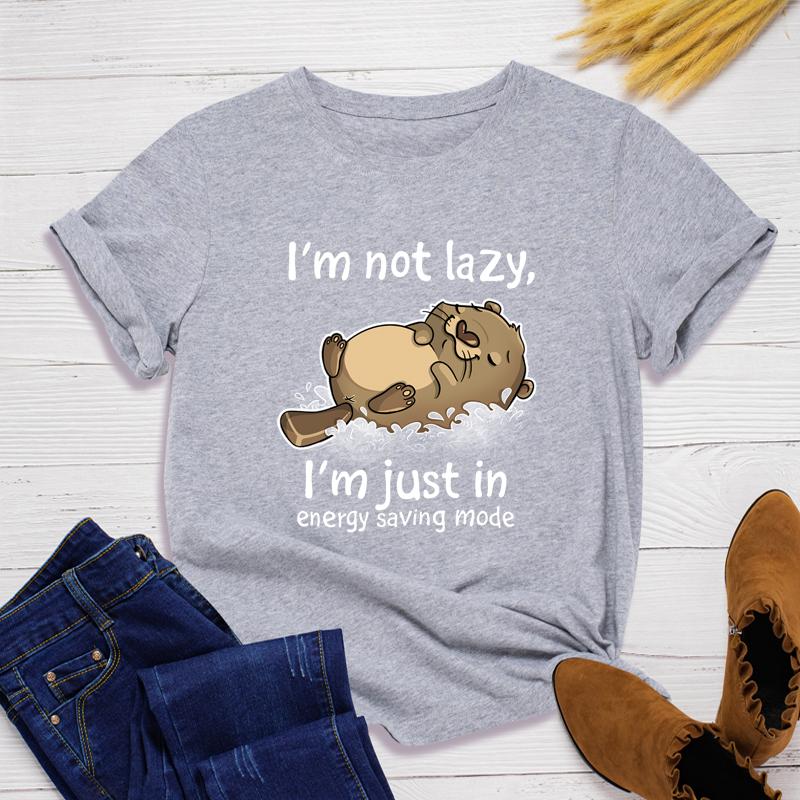 SWZ Cartoon Pattern Cotton Short Sleeve T-shirt CTO5147