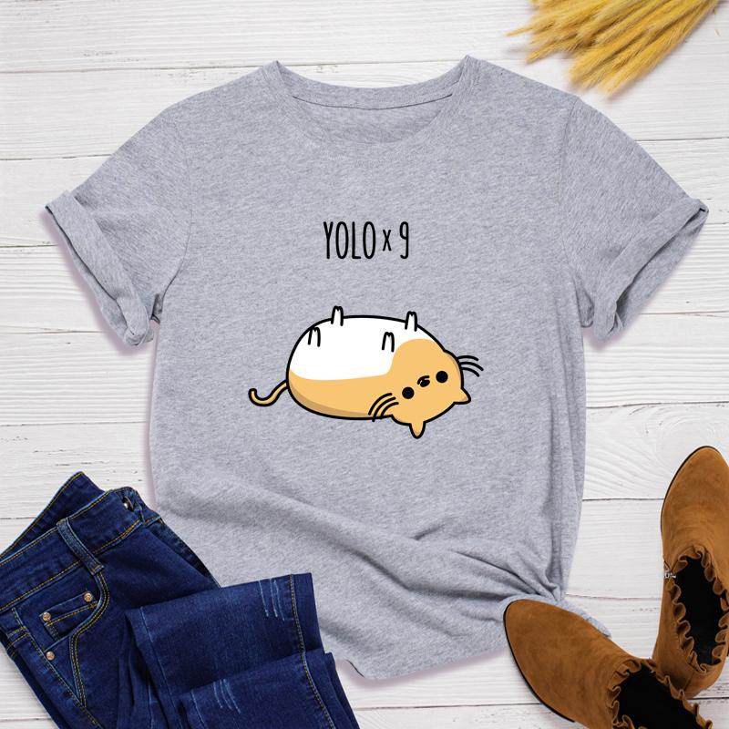 SWZ Cartoon Pattern Cotton Short Sleeve T-shirt CTO5151