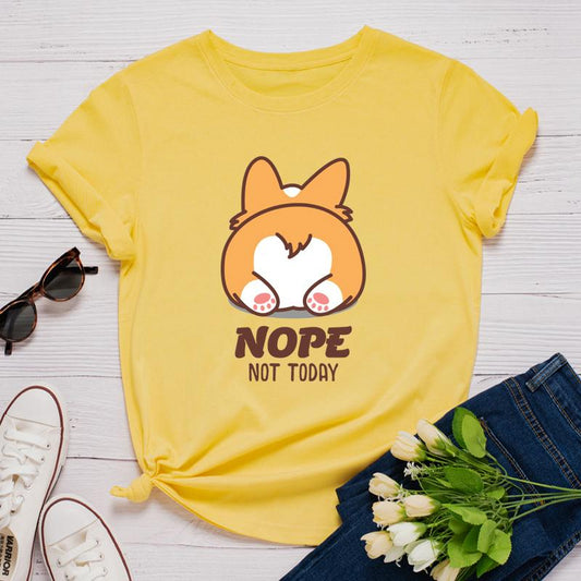 SWZ Cartoon Pattern Cotton Short Sleeve T-shirt CTO5149