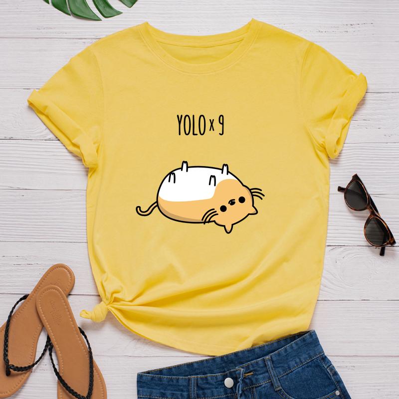 SWZ Cartoon Pattern Cotton Short Sleeve T-shirt CTO5151