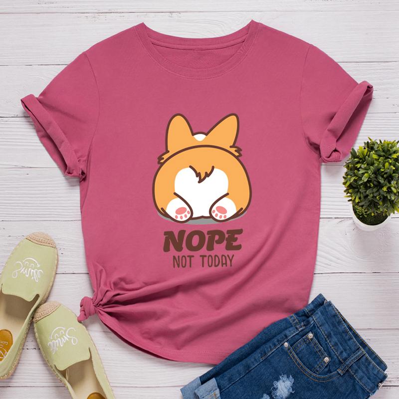 SWZ Cartoon Pattern Cotton Short Sleeve T-shirt CTO5149