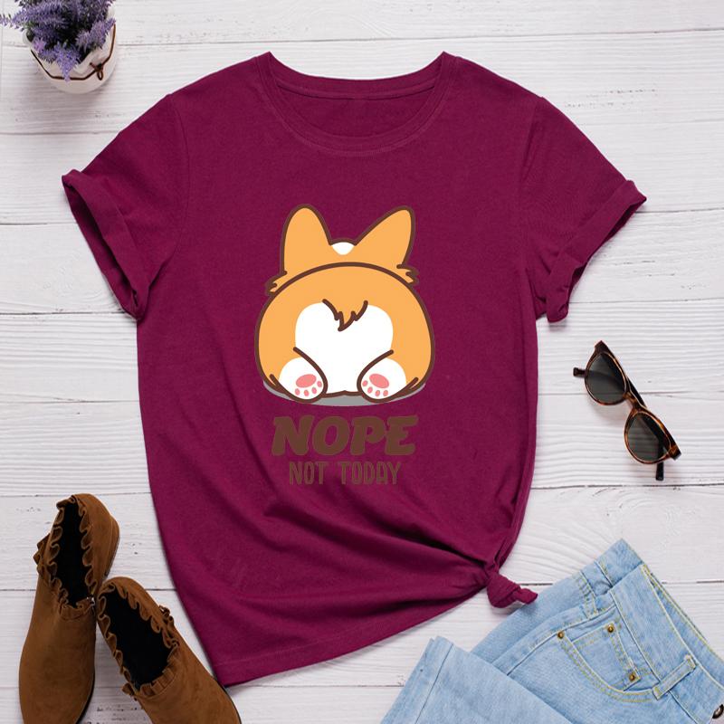 SWZ Cartoon Pattern Cotton Short Sleeve T-shirt CTO5149