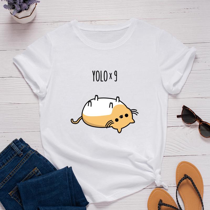 SWZ Cartoon Pattern Cotton Short Sleeve T-shirt CTO5151