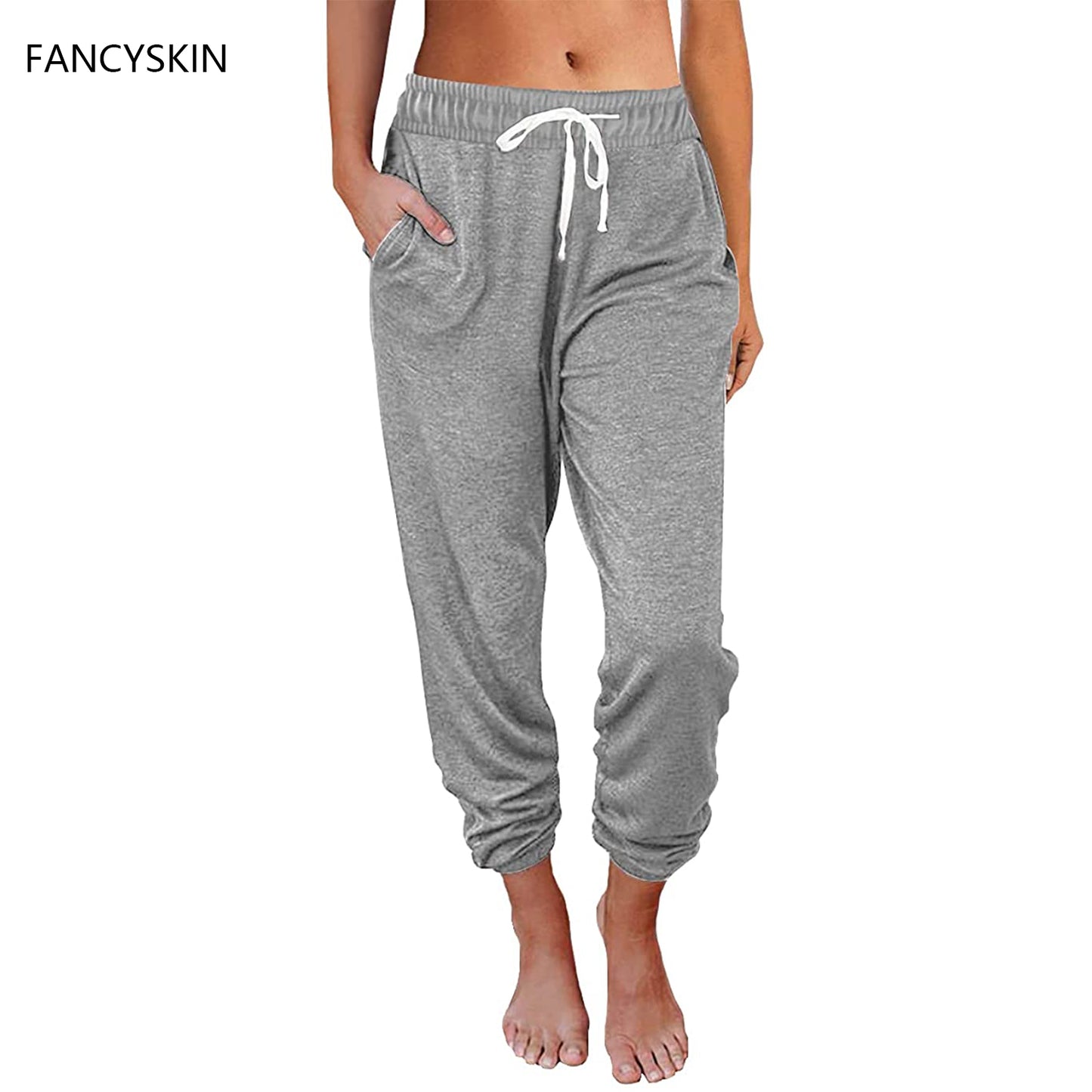 FANCYSKIN Baggy Sweatpants for Women with Pockets