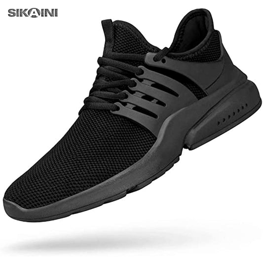 SIKAINI Men's Running Shoes Non-Slip Shoes Breathable Lightweight Sneakers