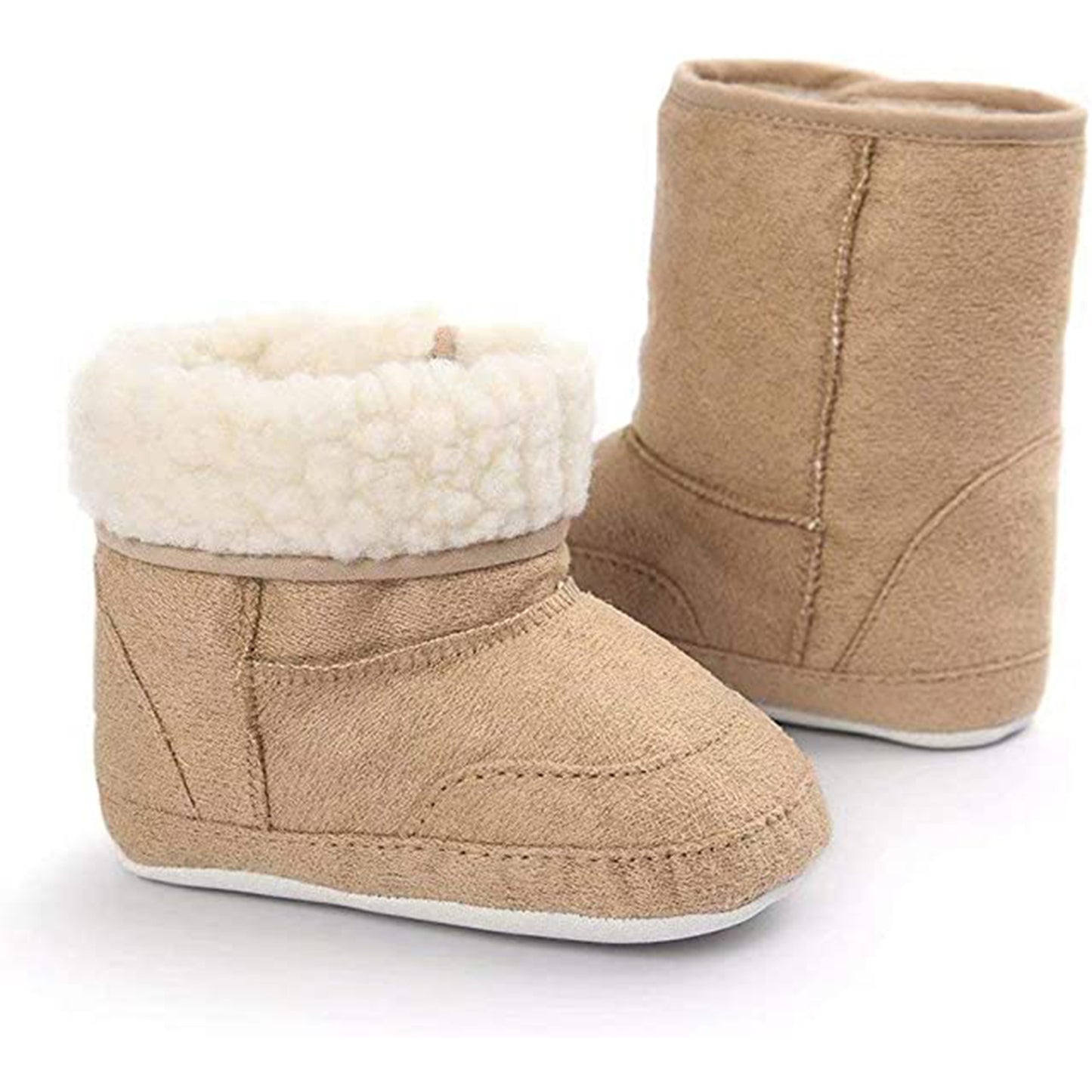 KAUACH Toddler Boots Soft Anti-Slip Sole Winter Boots for Infant Baby Girls