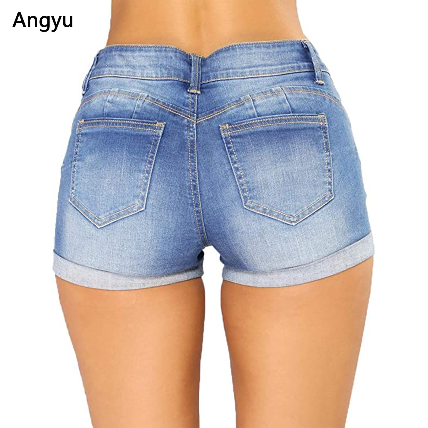 Angyu Women Denim Shorts