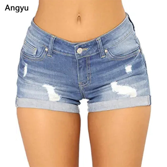 Angyu Women Denim Shorts