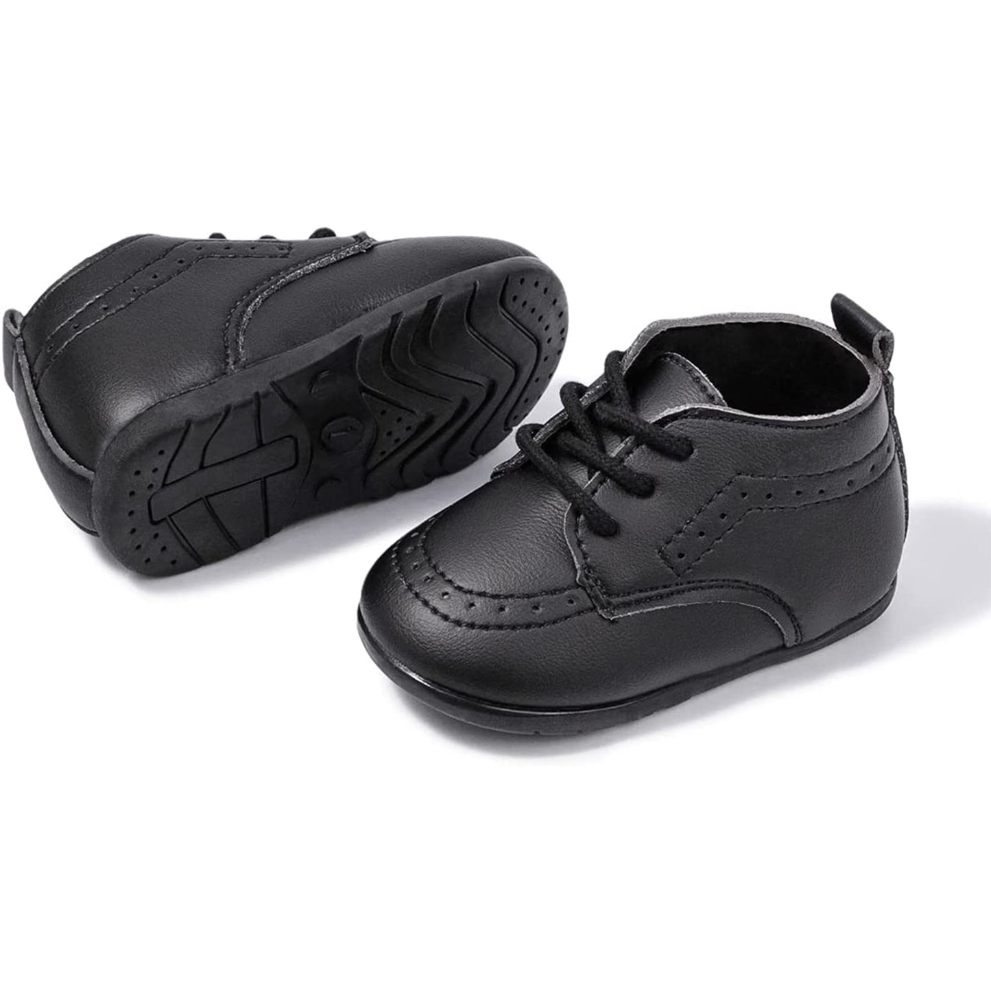 KAUACH Infant Baby Boys Girls Oxford Shoes PU Leather Wedding Boots