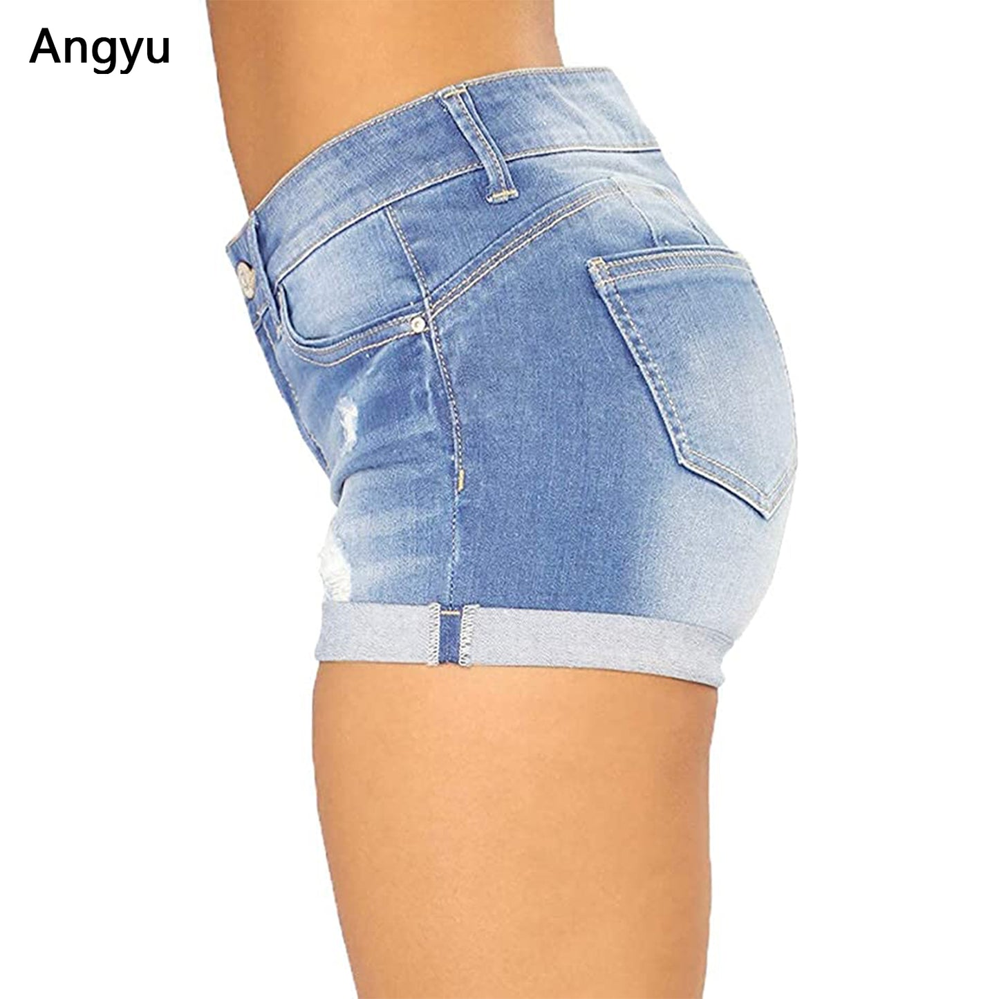 Angyu Women Denim Shorts