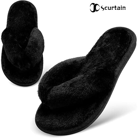 Scurtain Women's Bedroom Slippers