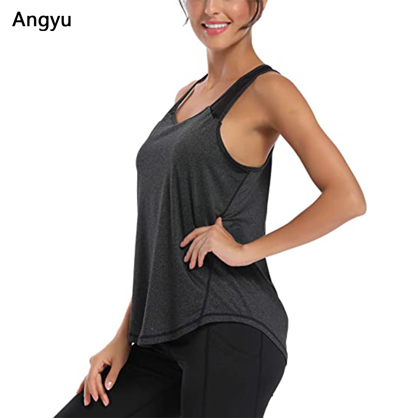 Angyu Workout Tops for Women